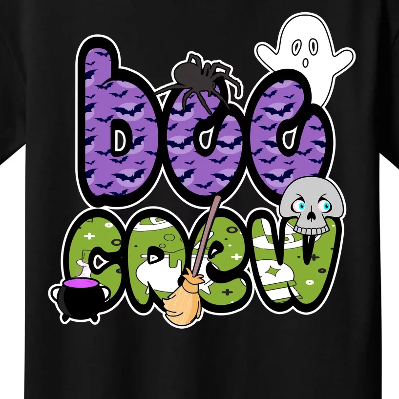 Boo Crew Halloween Spooky Fun Kids T-Shirt