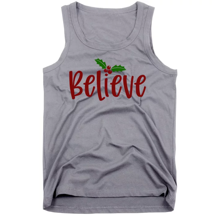 Believe Christmas Holiday Tank Top