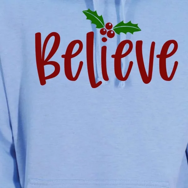 Believe Christmas Holiday Unisex Surf Hoodie