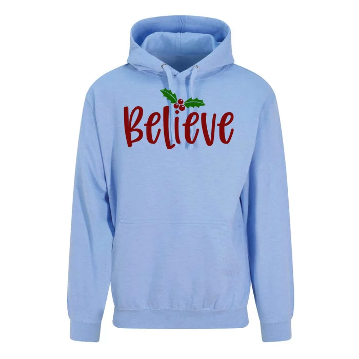 Believe Christmas Holiday Unisex Surf Hoodie