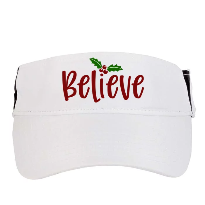 Believe Christmas Holiday Adult Drive Performance Visor