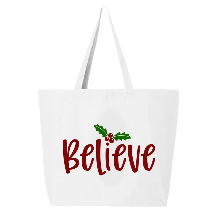 Believe Christmas Holiday 25L Jumbo Tote