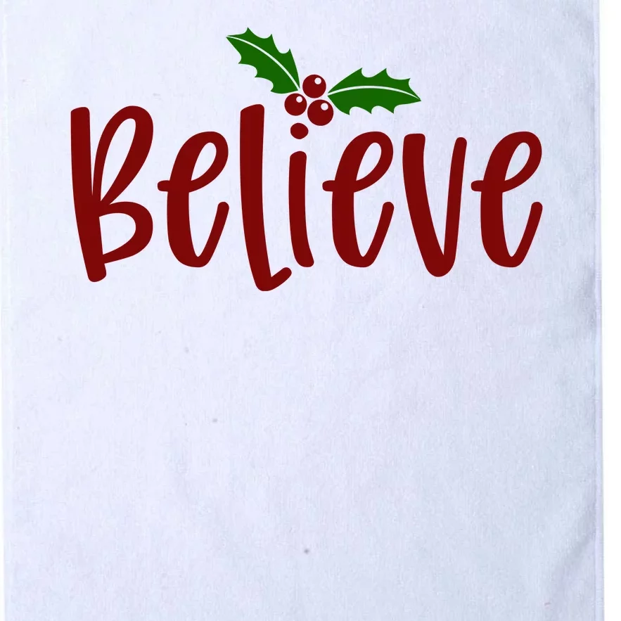 Believe Christmas Holiday Platinum Collection Golf Towel