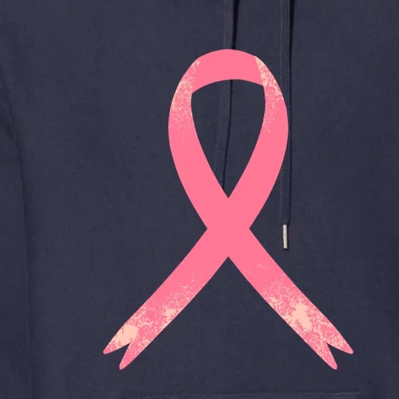 Breast Cancer Heartbeat Pulse Premium Hoodie