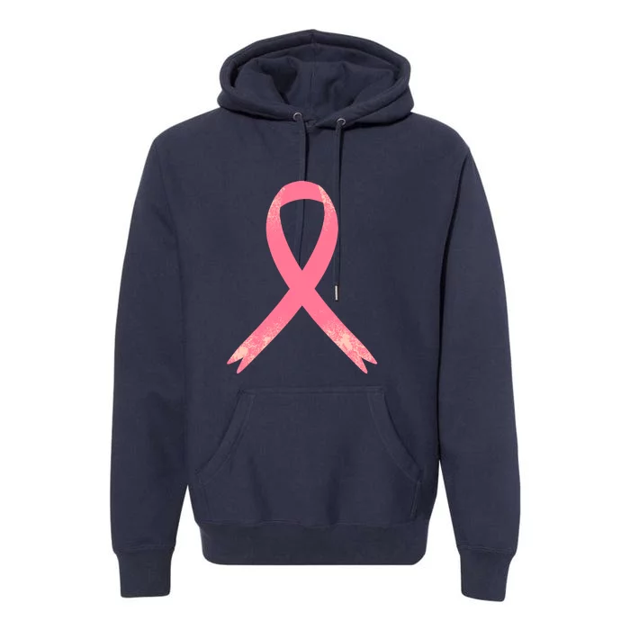 Breast Cancer Heartbeat Pulse Premium Hoodie