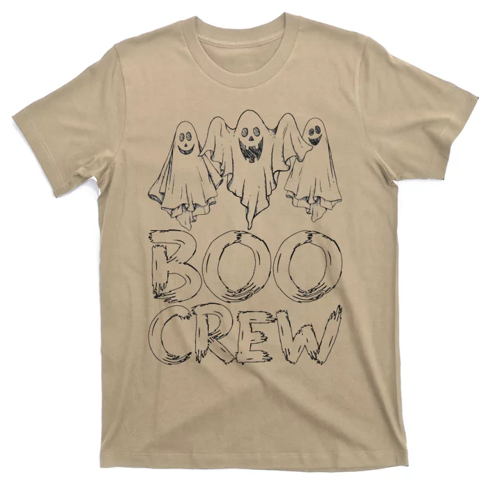 Boo Crew Halloween Ghost Spooky Costume Clothes T-Shirt