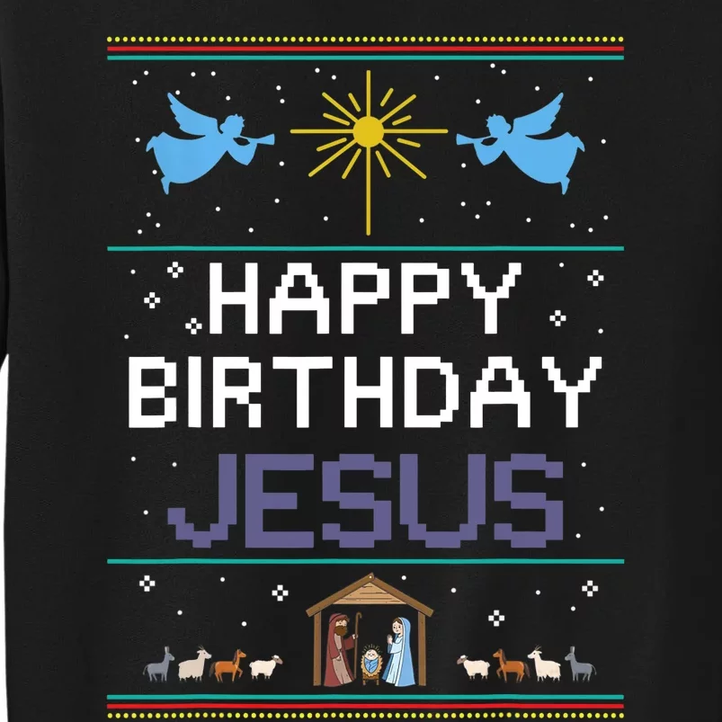 Birthday Cake Happy Birthday Jesus Christian Sweatshirt