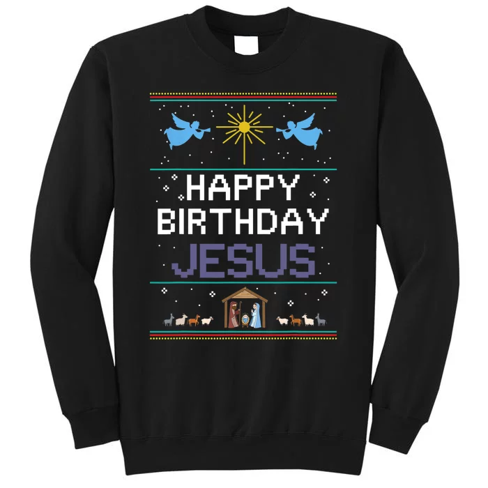 Birthday Cake Happy Birthday Jesus Christian Sweatshirt