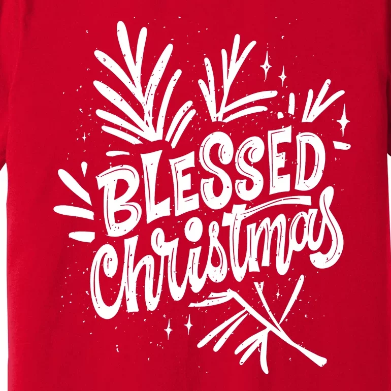 Blessed Christmas Holiday Premium T-Shirt