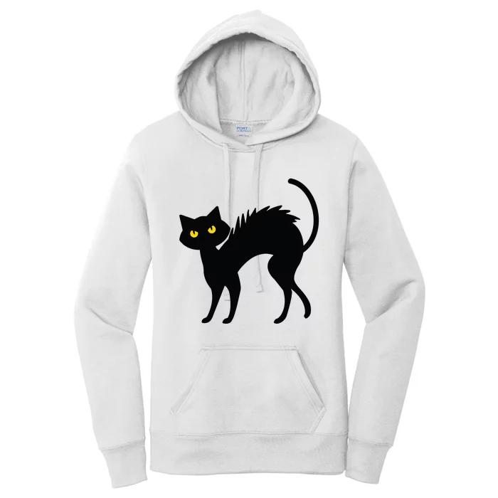 Black Cat Halloween Black Cats Women's Pullover Hoodie