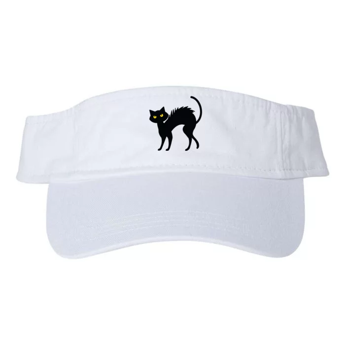 Black Cat Halloween Black Cats Valucap Bio-Washed Visor