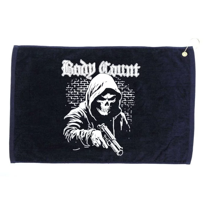 Body Count Hooded Skull Grommeted Golf Towel