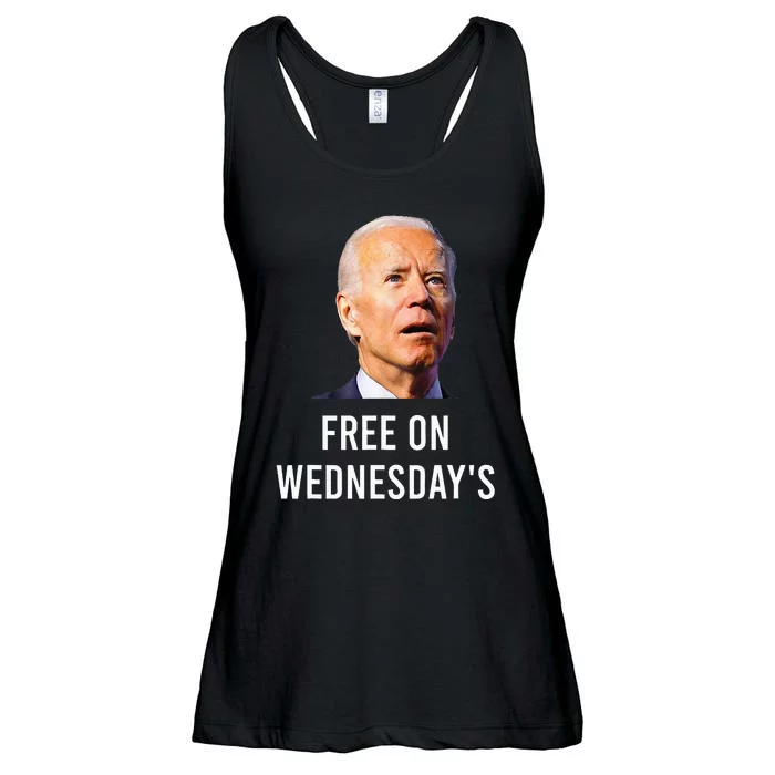 Biden Campaign Hawks ‘Free On Wednesdays Ladies Essential Flowy Tank