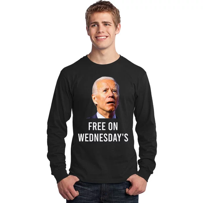 Biden Campaign Hawks ‘Free On Wednesdays Tall Long Sleeve T-Shirt