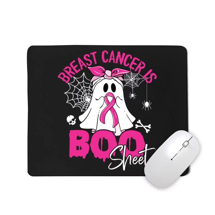 Breast Cancer Is Ghost Sheet Breast Cancer Awareness Mousepad