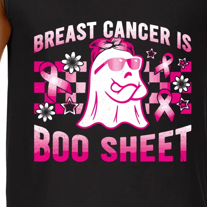 Breast Cancer Is Boo Sheet Halloween Breast Cancer Awareness Comfort Colors® Tank Top