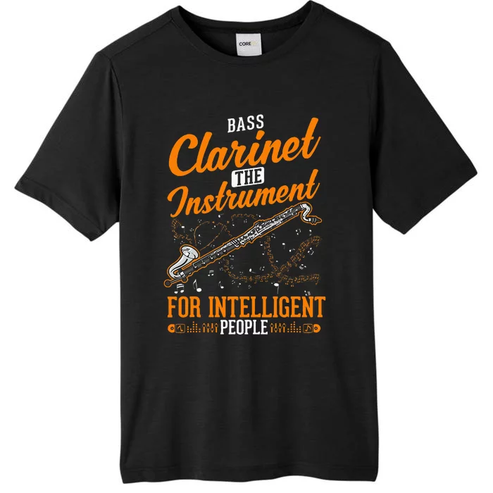 Bass Clarinet Instrument For Intelligent People ChromaSoft Performance T-Shirt