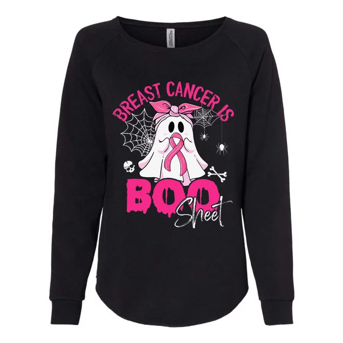 Breast Cancer Is Ghost Sheet P.Ink Breast Cancer Awareness Gift Womens California Wash Sweatshirt