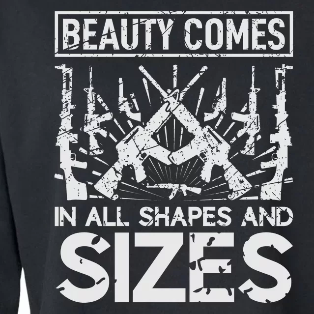 Beauty Comes In All Shapes And Sizes Cropped Pullover Crew