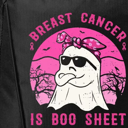 Breast Cancer Is Boo Sheet Breast Cancer Warrior Halloween City Backpack