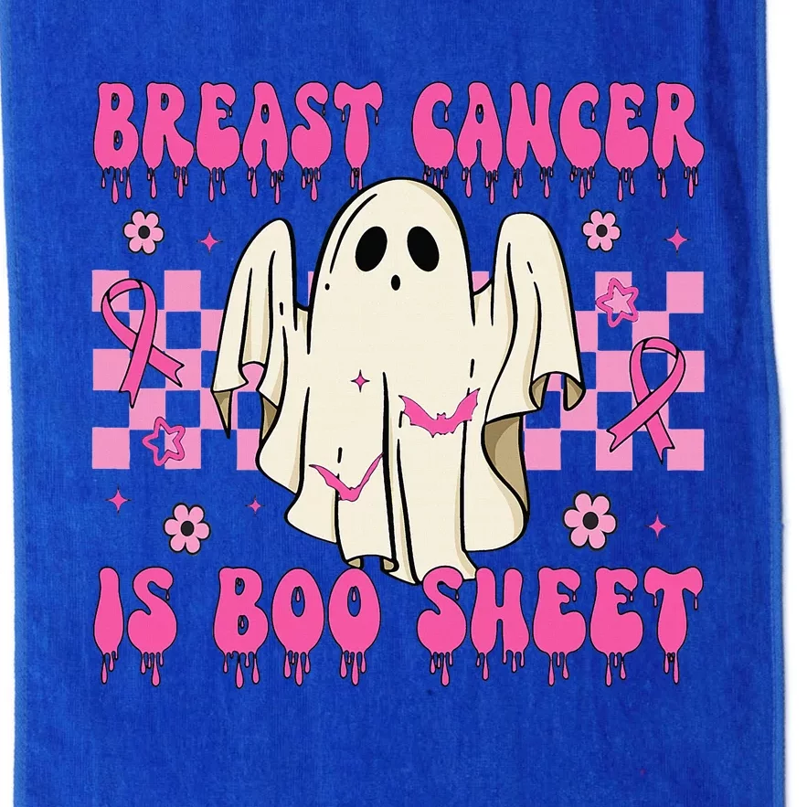 Breast Cancer Is Boo Sheet Halloween Breast Cancer Awareness Platinum Collection Golf Towel