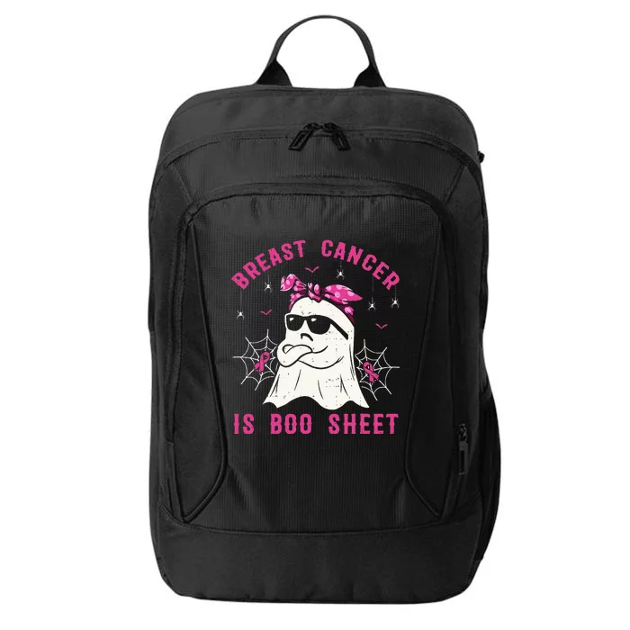 Breast Cancer Is Boo Sheet Breast Cancer Warrior Halloween City Backpack