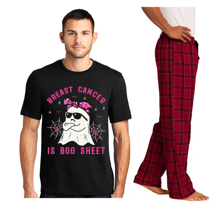 Breast Cancer Is Boo Sheet Breast Cancer Warrior Halloween Pajama Set