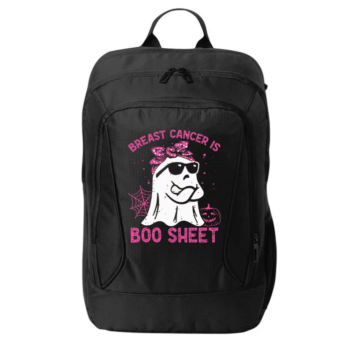 Breast Cancer Is Boo Sheet Breast Cancer Warrior City Backpack