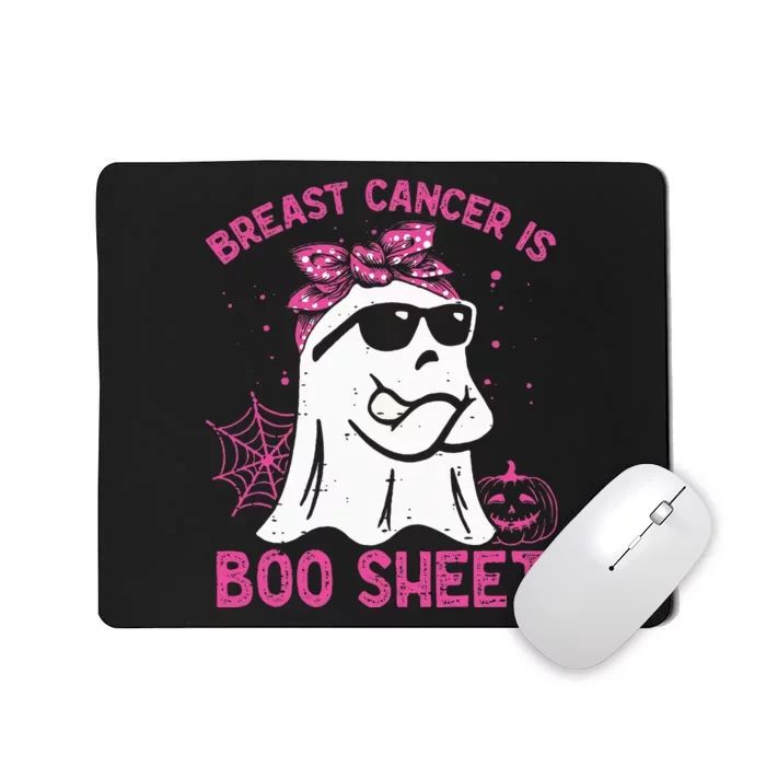 Breast Cancer Is Boo Sheet Breast Cancer Warrior Mousepad