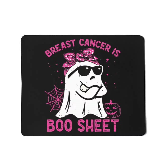 Breast Cancer Is Boo Sheet Breast Cancer Warrior Mousepad