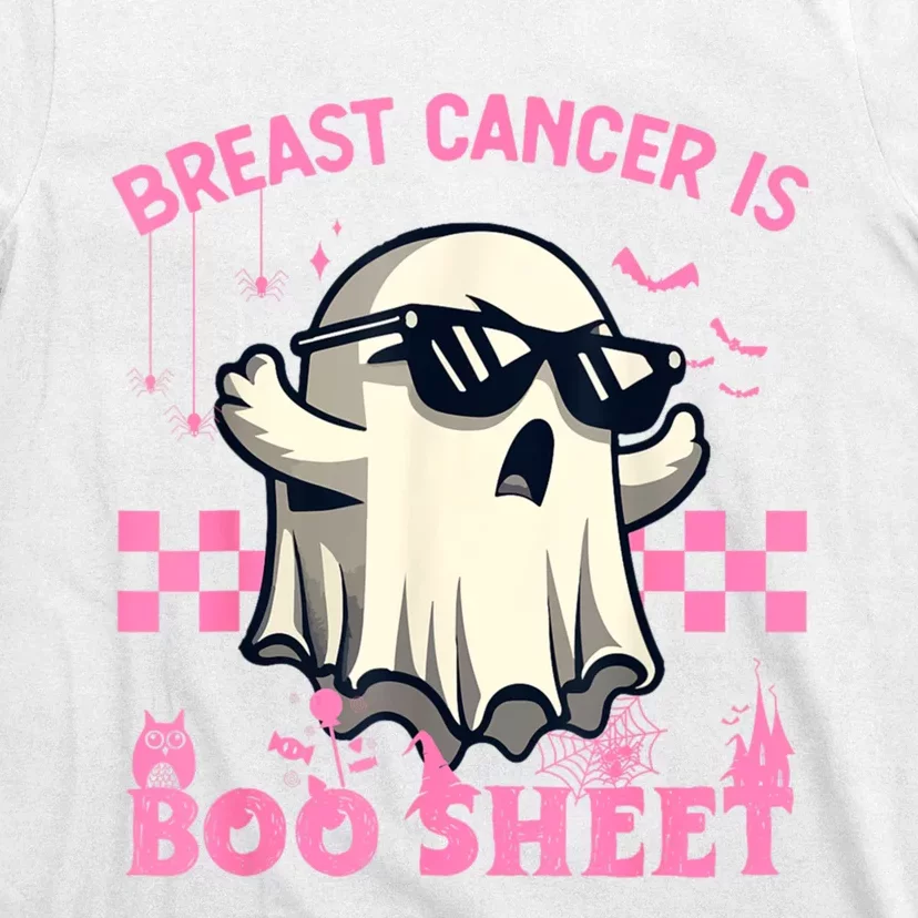 Breast Cancer Is Boo Sheet Halloween Breast Cancer Awareness T-Shirt