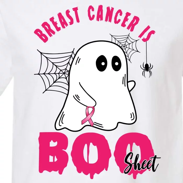 Breast Cancer Is Boo Sheet Halloween Ghost Garment-Dyed Heavyweight T-Shirt