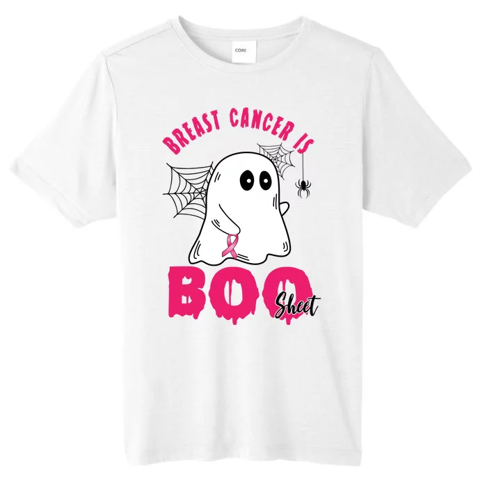 Breast Cancer Is Boo Sheet Halloween Ghost ChromaSoft Performance T-Shirt