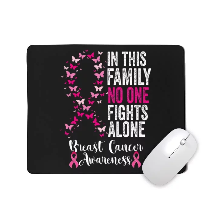 Breast Cancer In This Family No One Fight Alone Mousepad