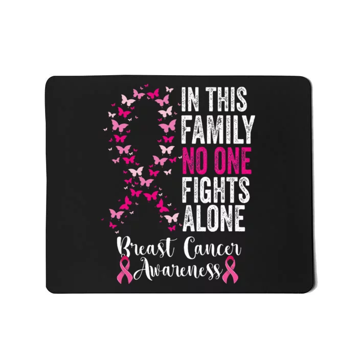 Breast Cancer In This Family No One Fight Alone Mousepad