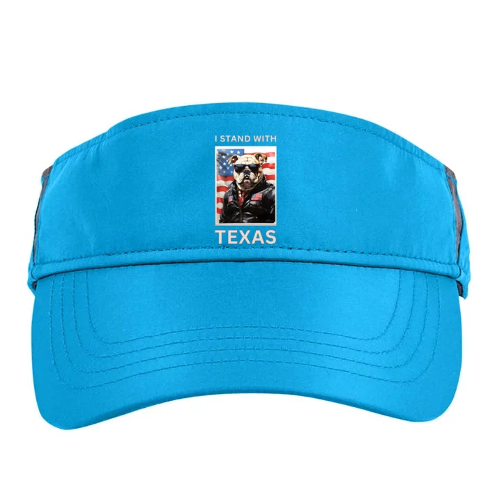 Border Crisis I Stand With Texas Adult Drive Performance Visor