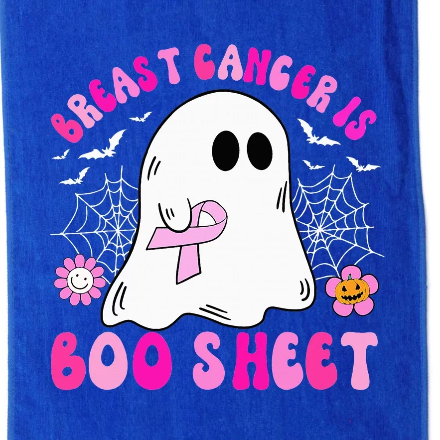 Breast Cancer Is Boo Sheet Halloween Breast Cancer Awareness Platinum Collection Golf Towel