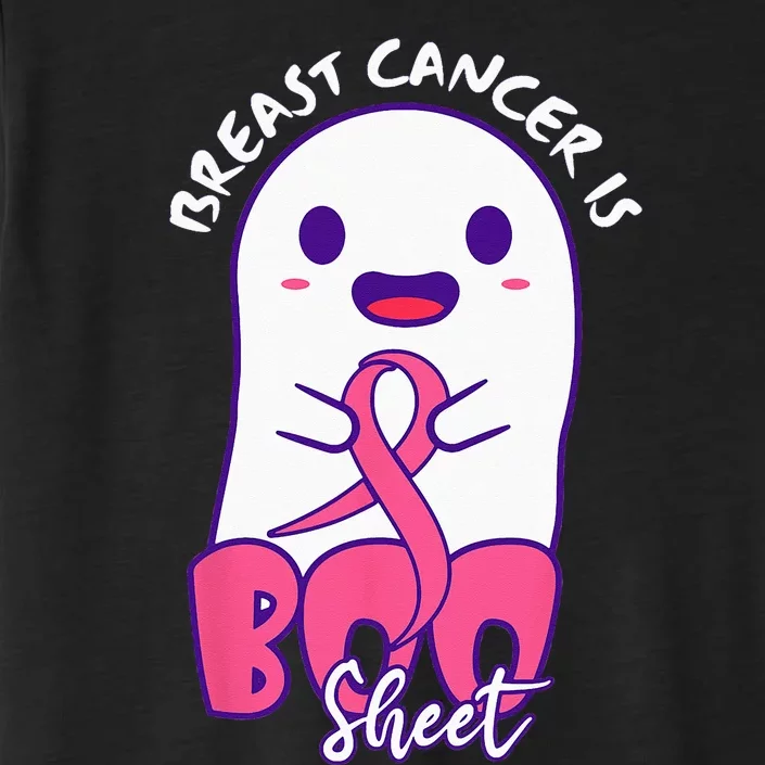 Breast Cancer Is Boo Sheet Cute Ghost Pink Funny Halloween ChromaSoft Performance T-Shirt