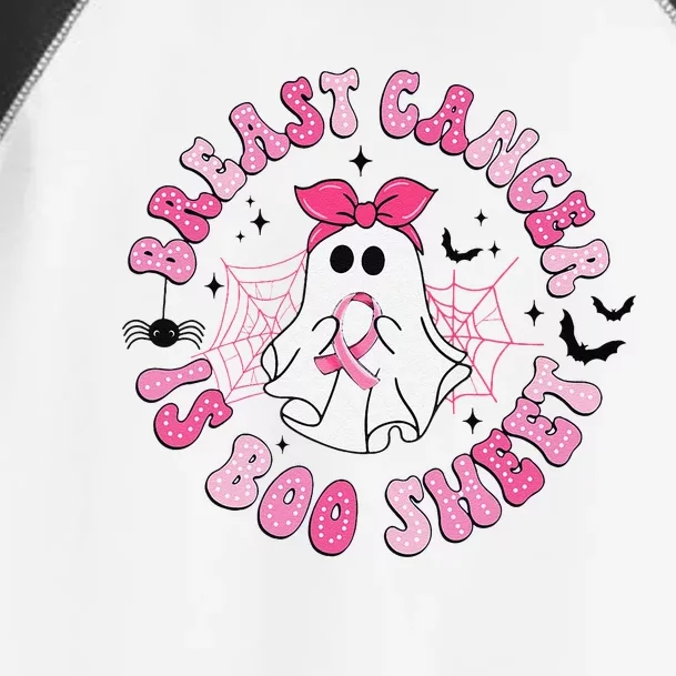 Breast Cancer Is Boo Sheet Ghost Halloween Groovy Costume Toddler Fine Jersey T-Shirt