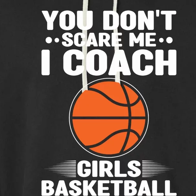 Basketball Coaching I Coach Basketball Coach Dads Gift Garment-Dyed Fleece Hoodie