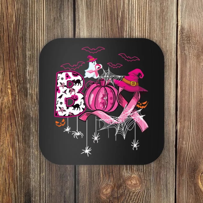 Breast Cancer Is Ghost Sheet Breast Cancer Awareness Coaster