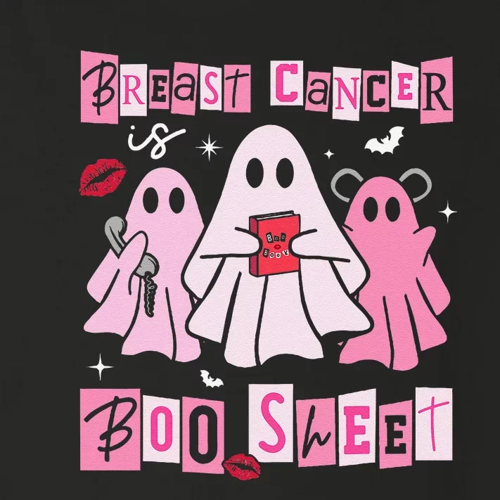 Breast Cancer Is Boo Sheet Pin.K Ghost Witch Halloween Women Toddler Long Sleeve Shirt