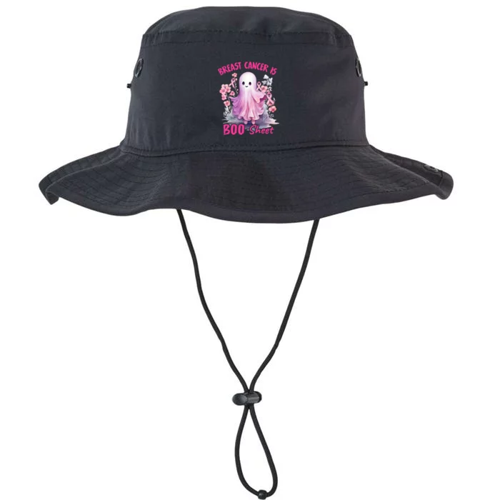 Breast Cancer Is Boo Sheet Halloween Breast Cancer Awareness Legacy Cool Fit Booney Bucket Hat