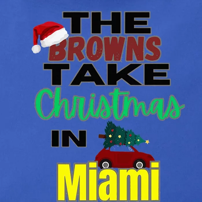 Browns Christmas in Miami Zip Tote Bag