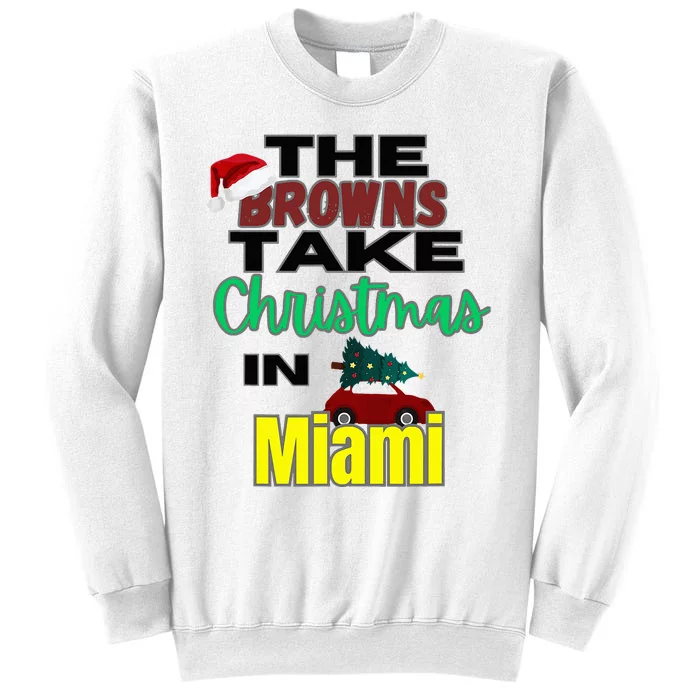 Browns Christmas in Miami Sweatshirt