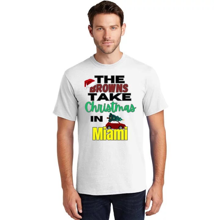 Browns Christmas in Miami Tall T-Shirt