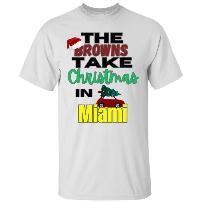 Browns Christmas in Miami Tall T-Shirt