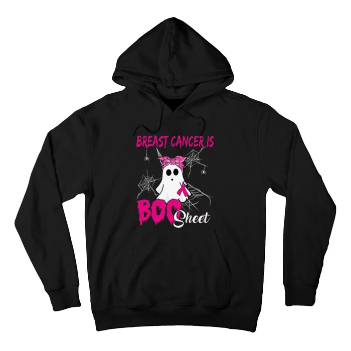 Breast Cancer Is Boo Sheet Ghost Halloween Breast Cancer Hoodie