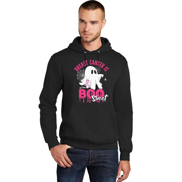 Breast Cancer Is Boo Sheet Halloween Breast Cancer Awareness Hoodie