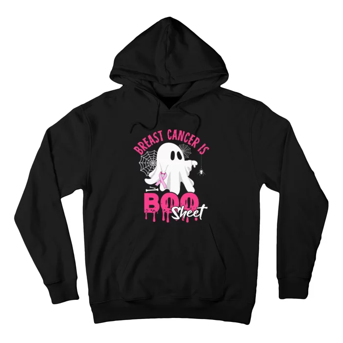 Breast Cancer Is Boo Sheet Halloween Breast Cancer Awareness Hoodie